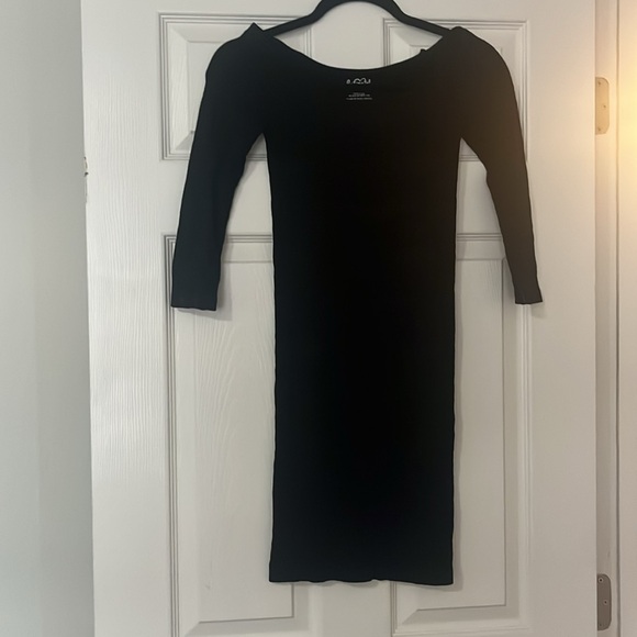 XS free people seamless dress black stretchy sexy small - Picture 5 of 5